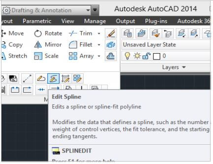Edit Spline in AutoCAD